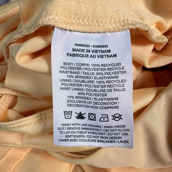 Nike Running Shorts Womens Size 2XL XXL Orange Dri Fit Crew Gym Run Casual Melon - Picture 12 of 13